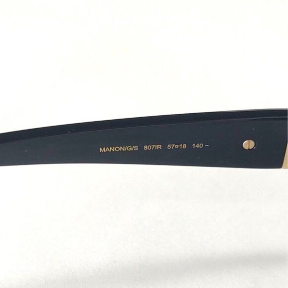 Jimmy Choo Sunglasses MANON GS 807 IR Black Oversized Swarovski Crystal NEW - Picture 10 of 16